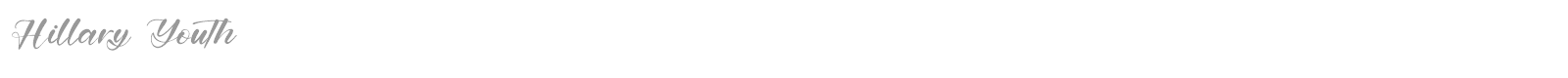 Hillary Youth font preview